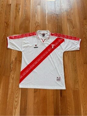 Peru Walon 2000 2001 Home Jersey Kit Top Soccer Shirt Vintage Y2K Blokecore XXL